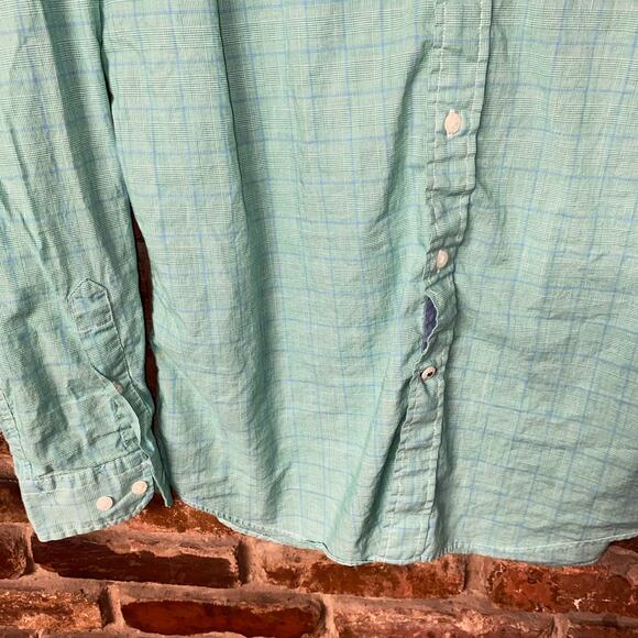 Nautica Men's Green Long Sleeve Button Down Shirt Size Small - Picture 3 of 6